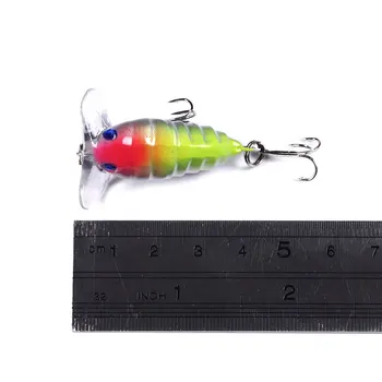 Fishing Lure Cicada Plavajoče Iscas Umetne Vabe 4 cm 4.4 g Ribolov Ribe Popper Lure Topwater Insektov muharjenje