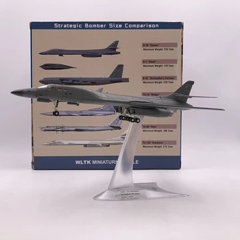 1:200 Lestvici Borec Zlitine model diecast Letalo ameriške Vojske B-1B Lancers Spremenljivka Pometel Krilo Strateški bombnik Borec model Letalo