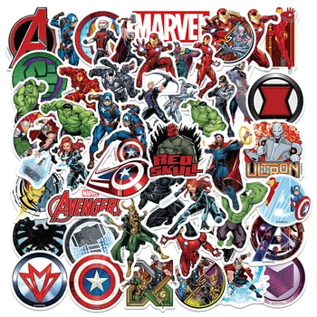 10/30/50Pcs Disney Marvel Avengers Super Junak Nalepke za Igrače za Otroke Grafiti motorno kolo, Telefon, Avto, Prenosnik Kul Nalepke Nalepke