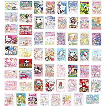 10/30/50pcs Kawaii Kuromi Moja Melodija Hello Kitty Risanka Nalepke Estetske DIY Dnevnik Prenosni Telefon Lepe Nalepke za Otroke Dekleta