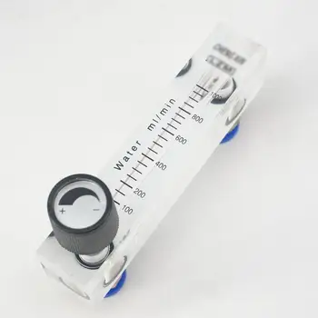 100-1000 ml/min LZM-6T Akrilna Plošča Vode Tekočine merilnik pretoka Rotameter Z regulacijskega Ventila Potisnite V Fit 10 mm Cev
