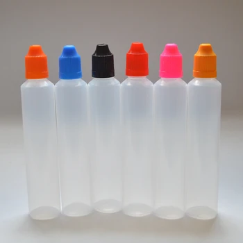 1pcs 60ml PE Plastični Igle Steklenica s Pisanimi Childproof Kape in Dolge Tanke gobic Obliko E Tekočine Kapalko Tehtnica