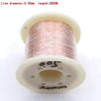 1pcs Poliuretan Lakiranih Bakrene Žice Elektromagnetno žice za 0,1 1,3 mm ZK-1/155 2UEW Za Transformator Žice Induktivnost tuljave