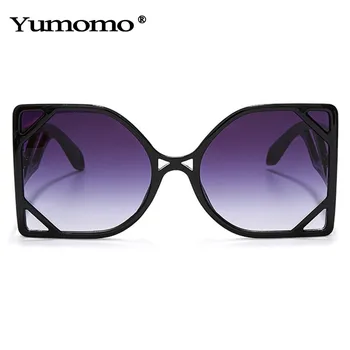 2020 Prevelik Kvadratnih sončna Očala Ženske Steampunk Vintage sončna Očala Modni Retro Punk sončna Očala Gradient Očala UV400