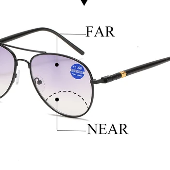 2021 Prostem Daleč in blizu dvojno rabo Bifocal Obravnavi Očala Moški Ženske Večfunkcijsko Anti-modro svetlobo Šport Sonce Bralci Očala