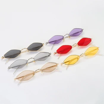 2021 Retro Vintage Očala Majhna Ovalna Kovinska sončna Očala Visoke kakovosti vintage sončna očala Ženske sončna Očala AS107