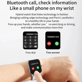 2022 Nove Pametne Gledajo Moški Ženske Nepremočljiva Ure Bluetooth Klic Ženska Smartwatch MP3 Predvajalnik Za Smartwatches Android, iPhone+Box