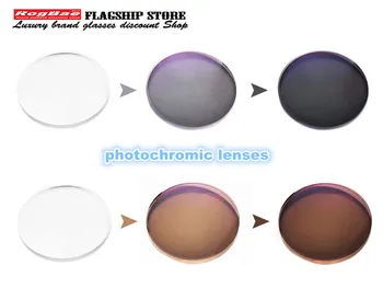2023 Novo 1.56 photochromic optična očala Leče Kratkovidnost Presbyopia barvne leče barve, da photochromic leče lentes opticos