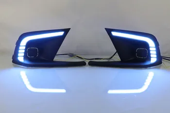 2Pcs Avto LED DRL Dnevnih Luči, zadnji odbijač zavorna luč rep luči luči Za meglo Honda Civic 11. 2021 2022