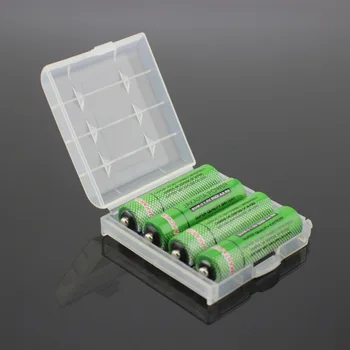 2PCS Prenosni Pisane Baterije Škatla za Shranjevanje Trde Plastike za Shranjevanje Kritje Za AA/AAA Baterije Prenosni Visoke Kakovosti Baterije Primeru