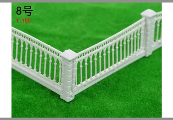 2set 100cm Model ograjo vila/zavarovanje/vrtnih ograj/gradbeni pesek tabela model materiala/DIY igrače oprema model deli