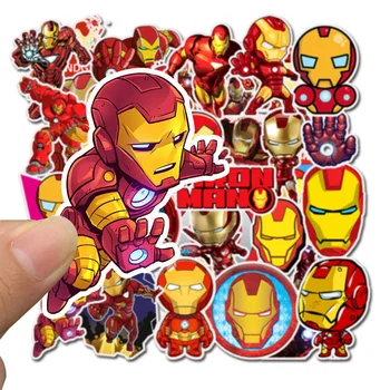 35Pcs/Vrečko Marvel Superheroj, Iron Man, Grafiti Nalepke Mobilni Računalnik Vode Pokal Kovček Kitara Risank Anime Nalepka