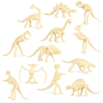 6/12pcs Dinozaver Igrače Fosilnih Okostje Simulacija Modela za določitev Zbiranja Igrač Za Otroke, Mini Akcijski Slika Izobraževalne Ustvarjalne