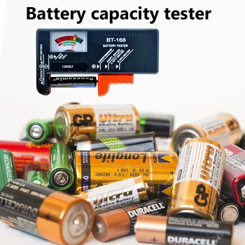 AA/AAA 9V/1.5 V Baterije Univerzalni Gumb Celice, Baterije, Barve Kodirani Meter Kažejo, Baterije Tester Checker Tool