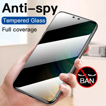 Anti Vohun Peep Zasebnosti Kaljeno Steklo Za Xiaomi Redmi Opomba 9 Pro 9S 8 Pro 8T K30 K20 Poco Mi 10 9 Lite Zasebnost Zaslon Patron