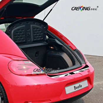 Avto zadaj rep odbijača pozitivno odbijača vinil grafični nalepke, nalepke za VW Beetle 2013 do leta 2016