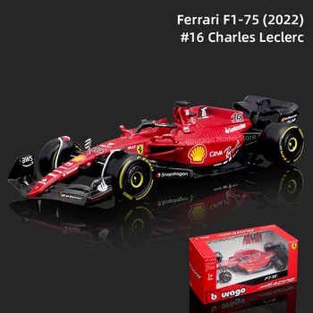 Bburago 1:43 2022 Ferrari F1-75 C42 McLaren MCL36 RB18 W13 Formula F1 dirkalnika Statične Simulacije Diecast Zlitine Model Avtomobila