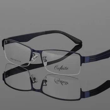 BCLEAR Nov Prihod Velik Obraz Moških Očala za Kratkovidnost Presbyopia Pol Platišča Široko Očal Okvir Velik Optični Zlitine Okvirji za Očala