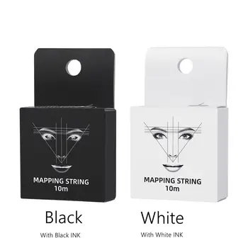 Belo/Črno Marker Microblading Ženske Kartiranje Niz Obrvi Tatoo Nit Oči Ličila Orodja Pre-S Črnilom