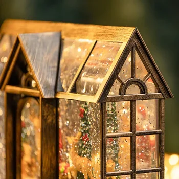 Božič sonca Santa snjegović music box hišo sneg music box kristalno kroglo otrok darilo za rojstni dan