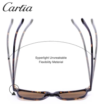Carfia blagovne Znamke Oblikovalec HD Polarizirana Vintage sončna Očala za Moške Kvadratnih Vožnje Očala Modni Retro sončna Očala s UV Zaščito