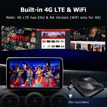 Carplay Ai Polje HDMI, Android 11 Auto Brezžični Adapter Youtube Pretočni Večpredstavnostnih za Netflix iPTV Apple TV, Avto, LEXUS UX RX JE
