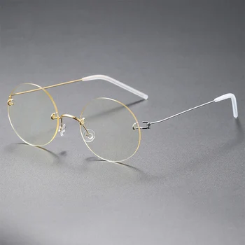 Danska Blagovna Znamka Ročno Očal Okvir Moških Brezvijačno Očala Ženske Titanove Zlitine Ultralahkih Branje Recept Očala Gafas