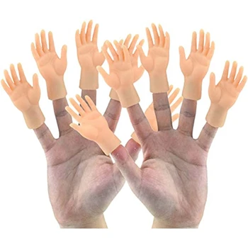 Drobne Roke Večino Prst Lutkovno Mini Roko Lutke Fidget Igrača za Vrtec Malčka Družinska Zgodba Pripoveduje Igre Rekviziti 5pcs