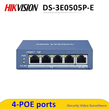DS-3E0510P-E DS-3E0505P-E Hik omrežja POE stikalo 4 8 port Gigabit Neurejeni IEEE 802.3 af, IEEE 802.3 na