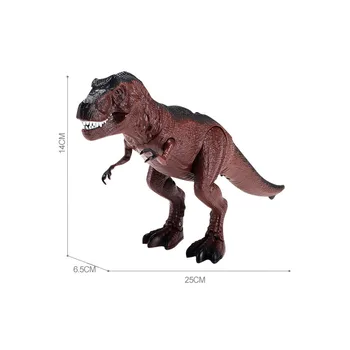 Električni Daljinsko upravljanje Dinozaver Tyrannosaurus Rex Triceratops Električni Simulacije Živali, Igrače, Z LED Oči in Odprta Usta