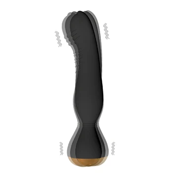 FAAK silikonski palico vibrator zmogljiv usb polnjenje dvojno glavo z vibriranjem analni čep klitoris masturbirajo prostate masaža analni dildo