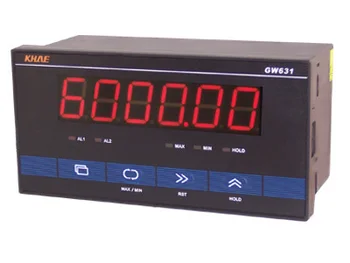 GW631 pulz meter / counter / tahometer / žična hitrost meter / frekvenca meter, /RS232 komunikacije, MODBUS protokola