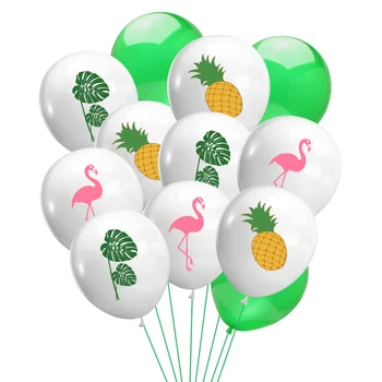 Havajih Happy Birthday Party Banner Balon Nastavite Tropic Aloha Stranka Poletje Ananas Stranka Hawaiian Flamingo Rojstni DIY