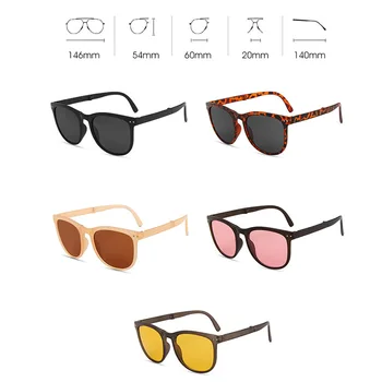 HKNA 2022 Zložljiva sončna Očala Moški Letnik Očal za Ženske/Moške Luksuzni Polarizirana Očala Moški Oblikovalec Lentes De Sol Mujer uv400