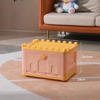 Igrača Škatla Za Shranjevanje Zložljive Obleke Organizator Knjige Polje Prtljažnik Avtomobila Na Prostem, Potovanja Primeru Kozmetičnih Polje Koši Za Lego Gradnik