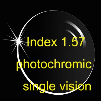 Indeks znašala 1,57 Asferični Photochromic enotno vizijo objektiv AR premazi / Recept objektiv / Prehod objektiv/Rjava Siva