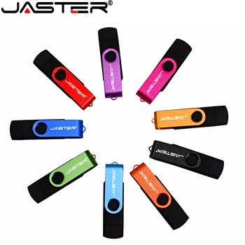 JASTER High Speed USB 2.0 OTG 3 v 1 za Android Pametni telefon/PC TIPA C Študent darila Pen Drive 32 g 16 g 64GB Pen Drive Flash Disk