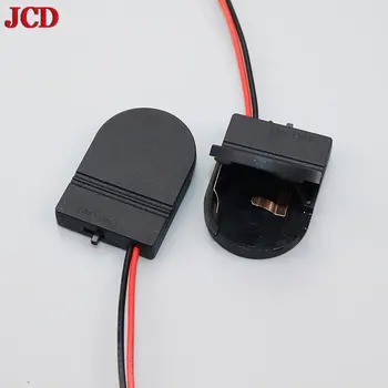 JCD 1Pcs CR2032 Gumb gumbasto Baterijo, ki Vtičnico Imetnik Primeru Zajema Z ON/OFF Stikalo 3V x1 6V baterijo Škatla za Shranjevanje