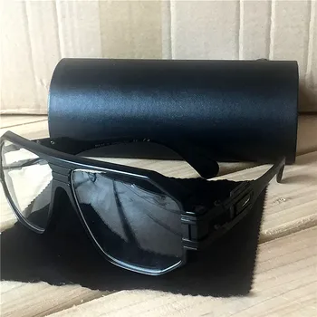 KAPELUS FSunglasses blagovne znamke ull črnega okvirja retro sončna očala ravno ogledalo optični ogledalo sončna Očala barva B6240