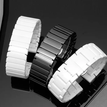 Keramični Watch band Za Huawei Watch GT 2 Trak hitro sprostitev watchband 16 mm 18 mm 20 mm 22 mm watch zapestnica bela črna barva