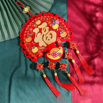 Kitajski Vozel Tassel Novo Leto Dekoracijo Tradicionalnih Steno, Vrata Obesek Visi Okraske za Pomlad Festival Lunarnega Novega Leta