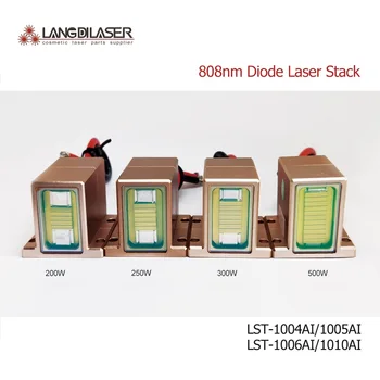 LST Serije 808 Diod Laserska Stack, Kot 4&5&6&10 Barov / Moči 200W/250W/300W/500W / Garancija Več Kot 10,000,000 krat