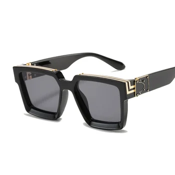 Luksuzni Kvadratnih Ženska Sončna Očala Znamke Oblikovalec Ogledalo Potovanja Sončna Očala Candy Barve Moda Gradient Vožnje Oculos De Sol