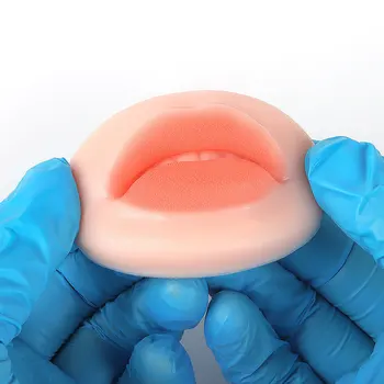 Mehke Silikonske Prožne Ustnice, Usta Model Tatoo Usposabljanje Microblading Prakse za Stalno Strokovno Tatoo Praksi Začetnik