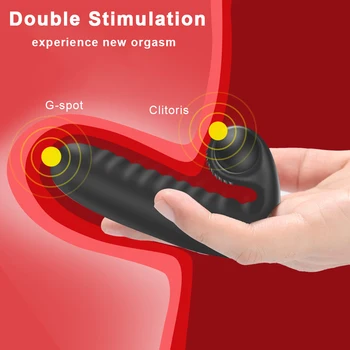 Mini Silikonski Prst Rokav Vibrator Ženski Masturbator G Spot Orgazem Masaža Klitoris Spodbujanje Vibratorji Seks Odraslih Izdelki