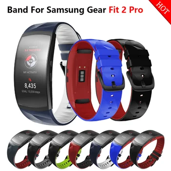 Moda Silikonski Watch Band Za Samsung Prestavi Fit 2 Pro fitnes Zamenjava Zapestje Traku Za Samsung Prestavi Fit2 SM-R360 Zapestnica
