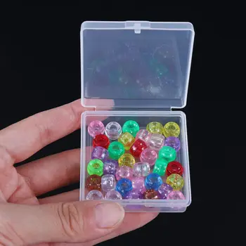Plastični Prozorni Škatla Za Shranjevanje Nakita Tabletke Čip Organizator Primeru Nail Art Baterije Vijak Primeru Kroglice Posodo Škatla Za Shranjevanje