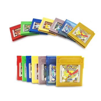 Pokemon Serije 16 Bit Video Igre Kartuše Konzole Kartico GBC GBA Klasična Igra Zbiranje Pisane Različica v angleškem Jeziku