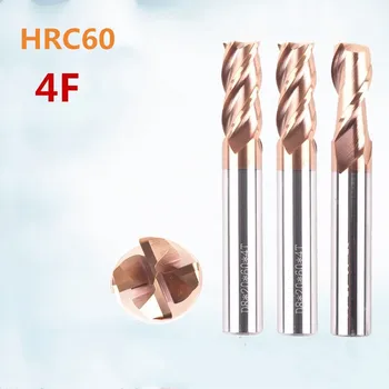Posebna cena HRC60 4 reža 4 mm 8 mm 10 mm 12 mm visoke kakovosti volframove zlitine jekla rezkanje rezalnik, kovinski obraz rezkanje orodje za CNC orodja