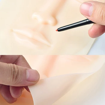 Prakticiranje Latex 3D Obrvi Opravljati Kožo Obraza, Ustnic Obrvi Microblading Pribor Stalno Ličila Pomoč UseTattoo Dobave